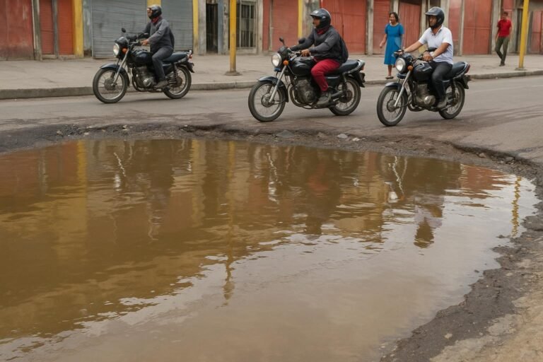 Sortie Nord: route défoncée, habitants sous pression
