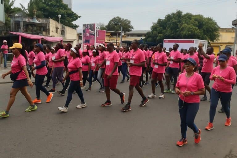 Brazzaville : une marche choc contre le cancer