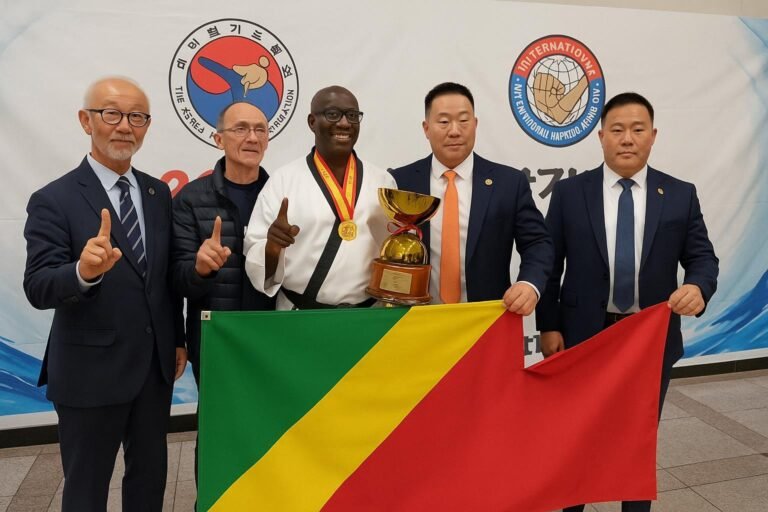 Hapkido : l’or congolais brille à Séoul