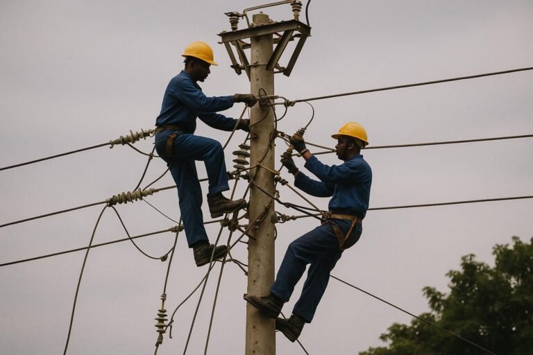 Brazzaville : poteaux électriques instables, alerte